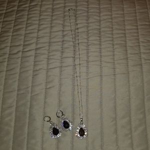 Necklace and earring set.